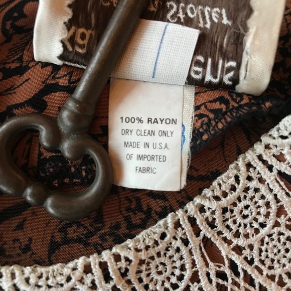 Vintage 80’s William Morris Print Dress - Picture 7 of 7